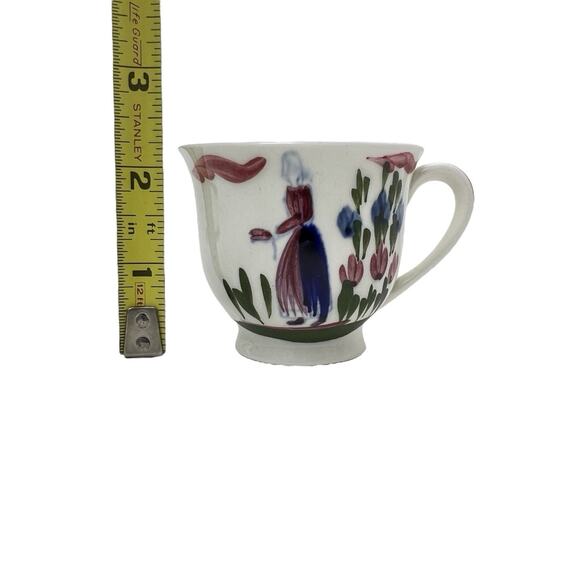 Demitasse Cup & Saucer Set PV France Peasant Village PVF14 Porcelain Collection - Picture 12 of 14